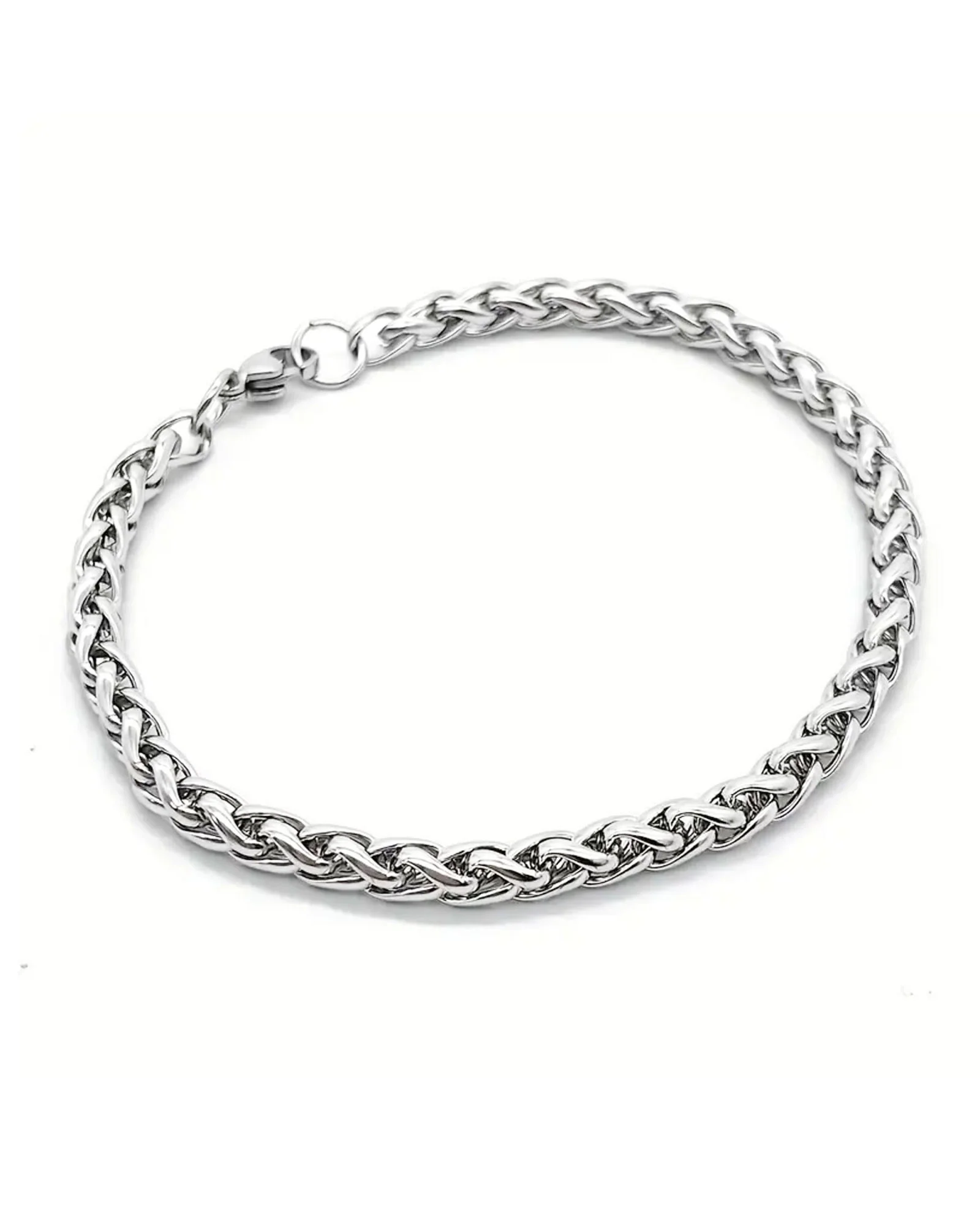 BRACELET EN ACIER MAILLE PALMIER - Image 3