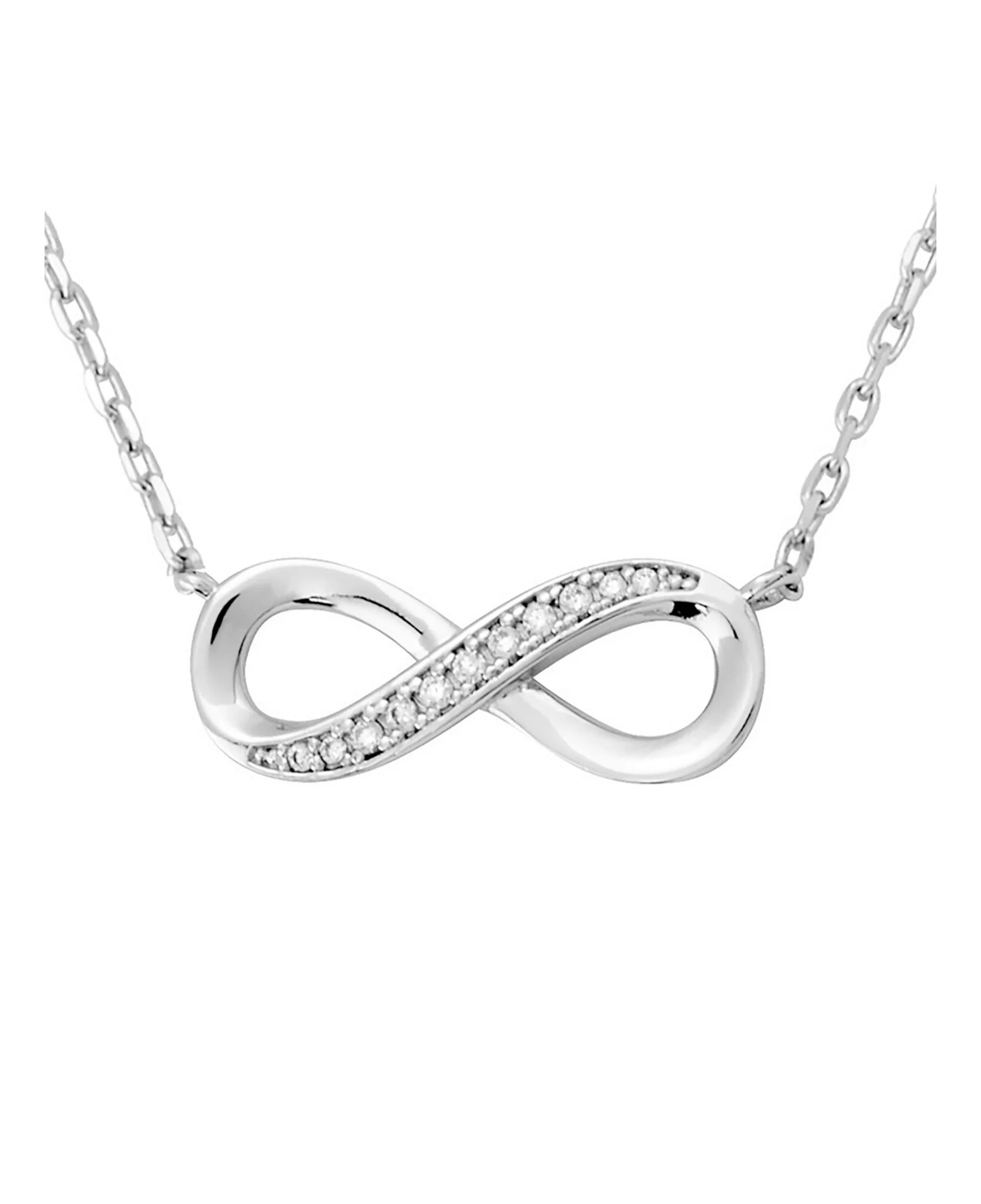 COLLIER EN ARGENT AVEC INFINI ET PIERRES - Image 4